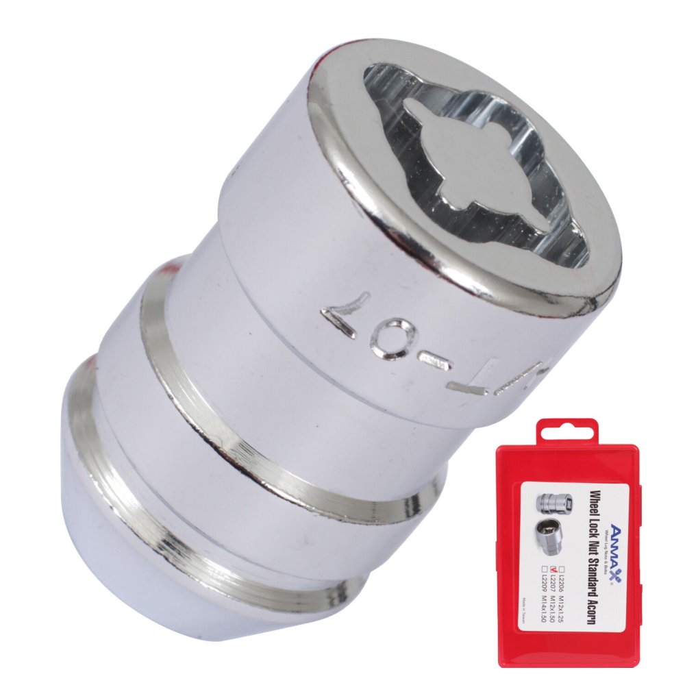 Anmax Гайка секретная Anmax 12х1,5х35 4+2 19/21мм конус L2207