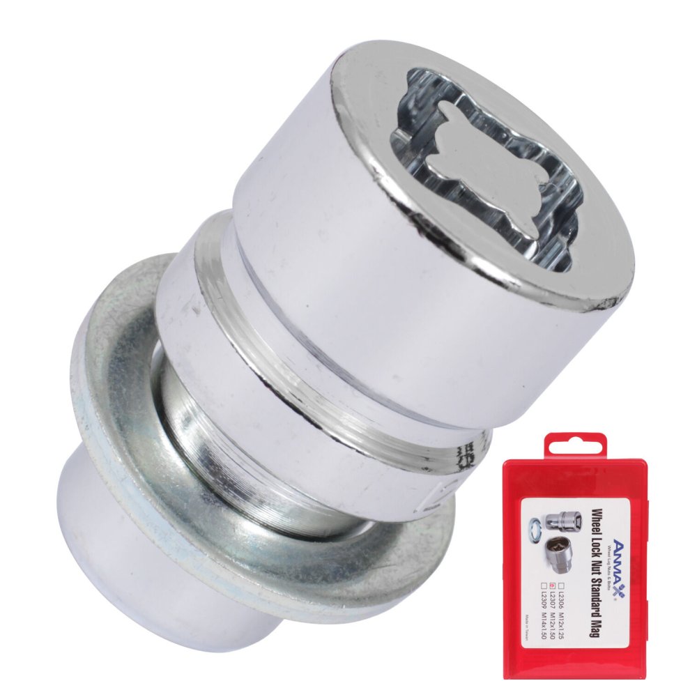 Anmax Гайка секретная Anmax 12х1,5х35 4+2 19/21мм пресс/шайба L2307