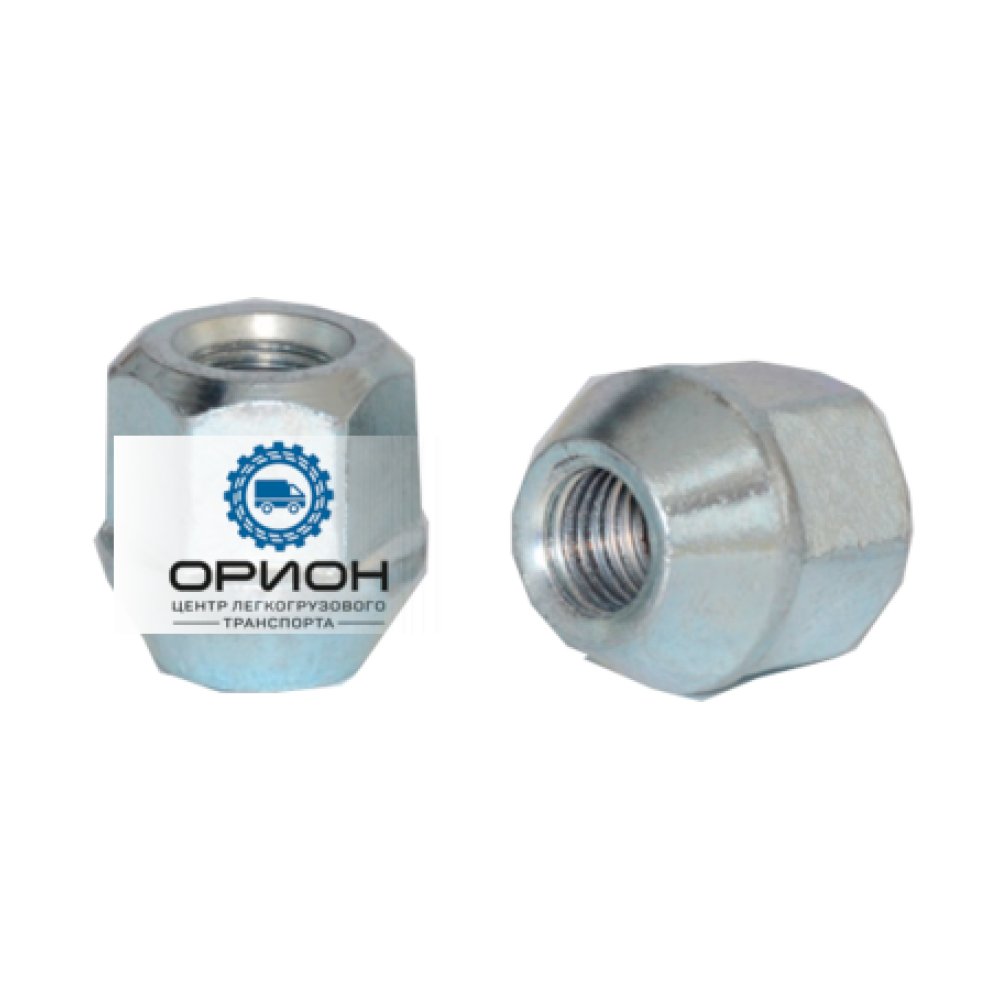 Гайка М12x1,25 (25) hex19 открытая Конус цинк, 303765Z CF