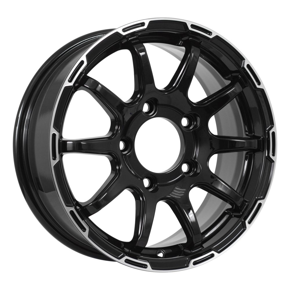 KDW K 0 КС1113- x6.5 Black_Front_Polished 6.5x16 5x139.7 ET40 D98.1