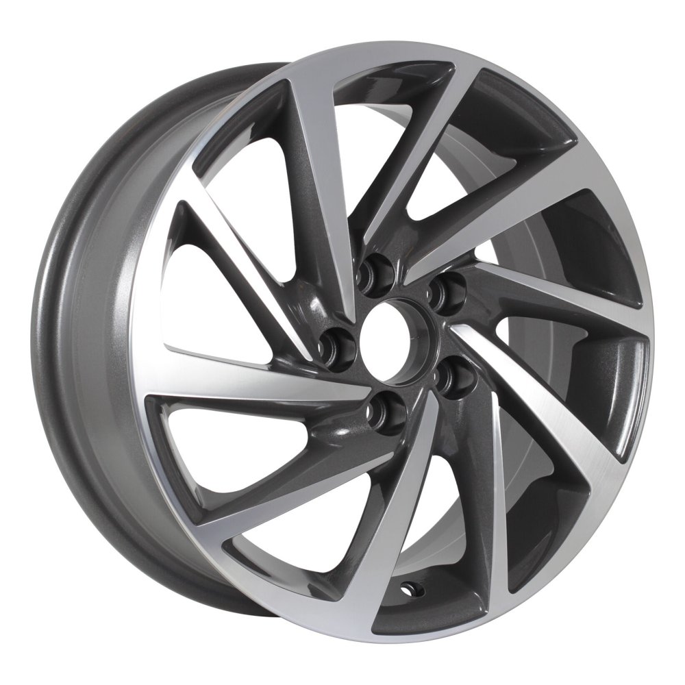 KDW K x6 Grey_Front_Polished 6x15 4x100 ET46 D60.1