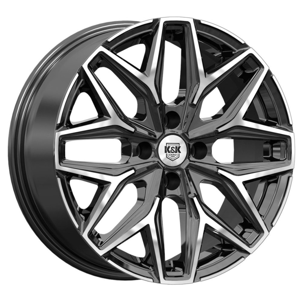 КиК Ариус КС1187 Алмаз черный Fb 7x17 5x108 ET33 D60.1
