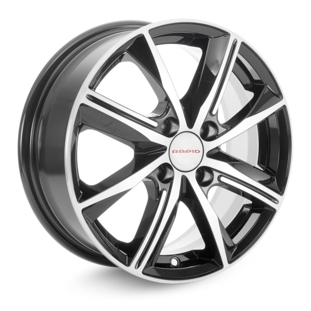 КиК Арнар-оригинал КС890 Алмаз черный SK Fb 6x15 4x100 ET46 D54.1