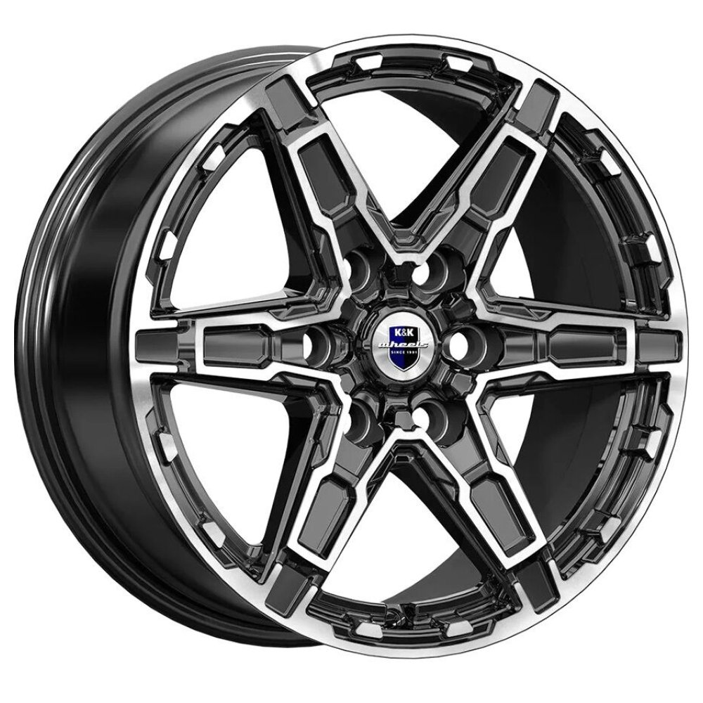 КиК Дистрикт Almaz_black 8x18 6x114.3 ET25 D66.1