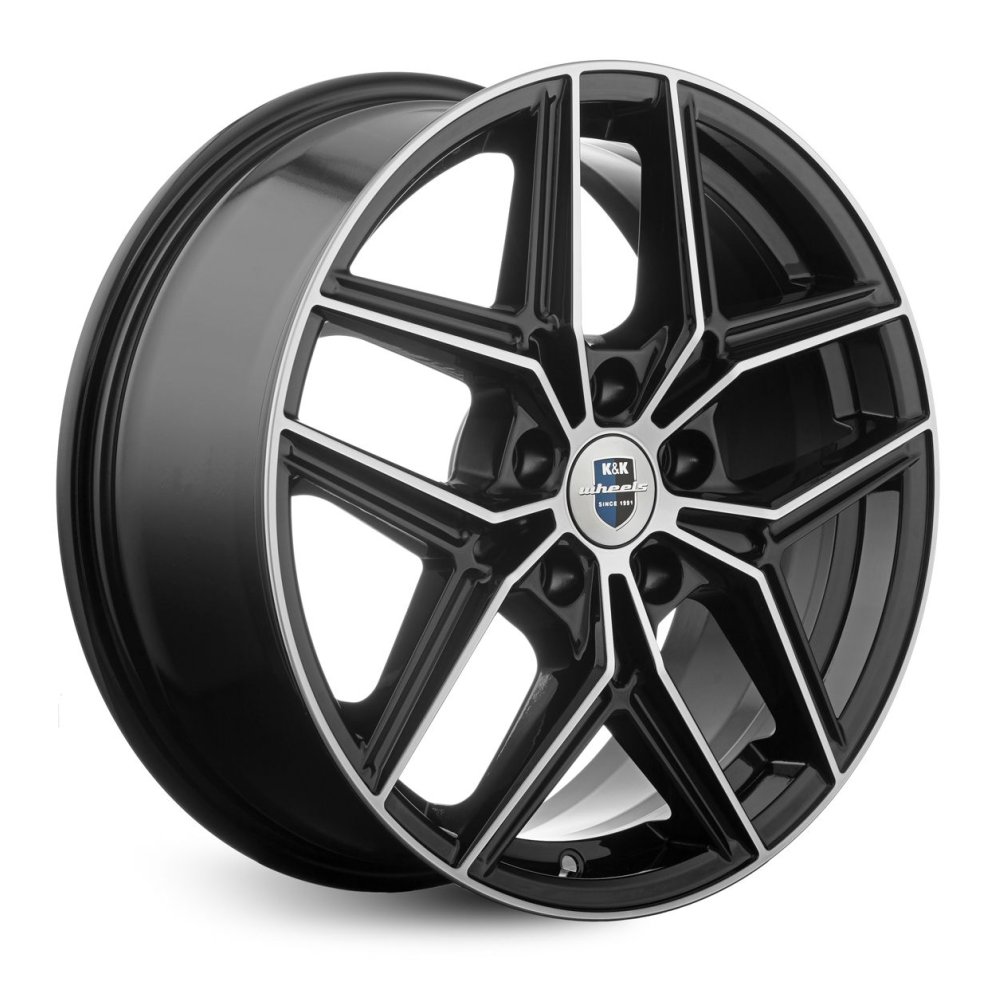 КиК Юнион КС1025 Алмаз черный Fb 7x17 5x114.3 ET39 D60.1
