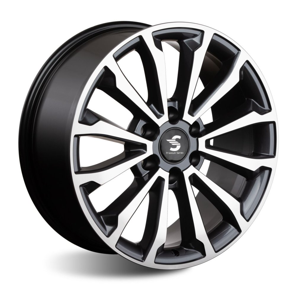 СКАД Premium КР0 TANK 500 Diamond Black Gris Fb 8.5x20 6x139.7 ET33 D100.1