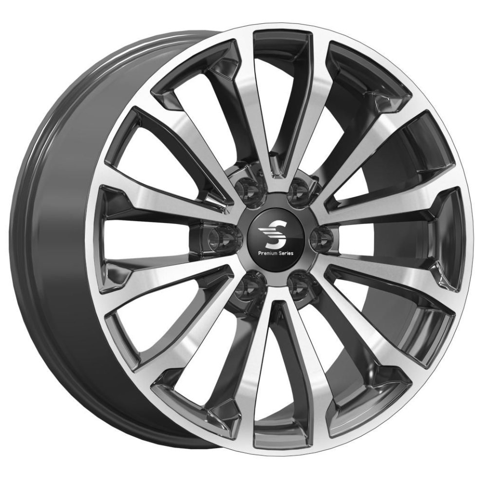 СКАД Premium КР0 TANK 500 Diamond gloss graphite Fb 8.5x20 6x139.7 ET33 D100.1