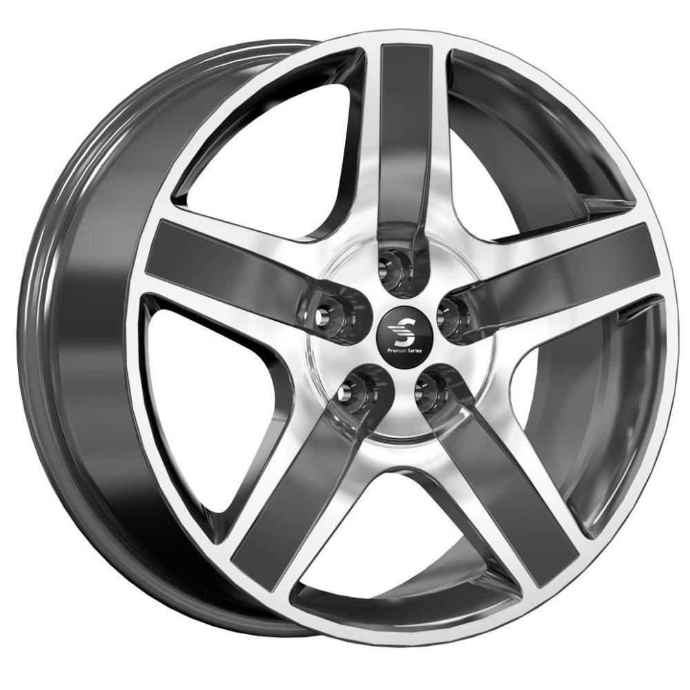 СКАД Premium КР008 Diamond gloss graphite Fb 8.5x20 5x120 ET45.5 D62.5