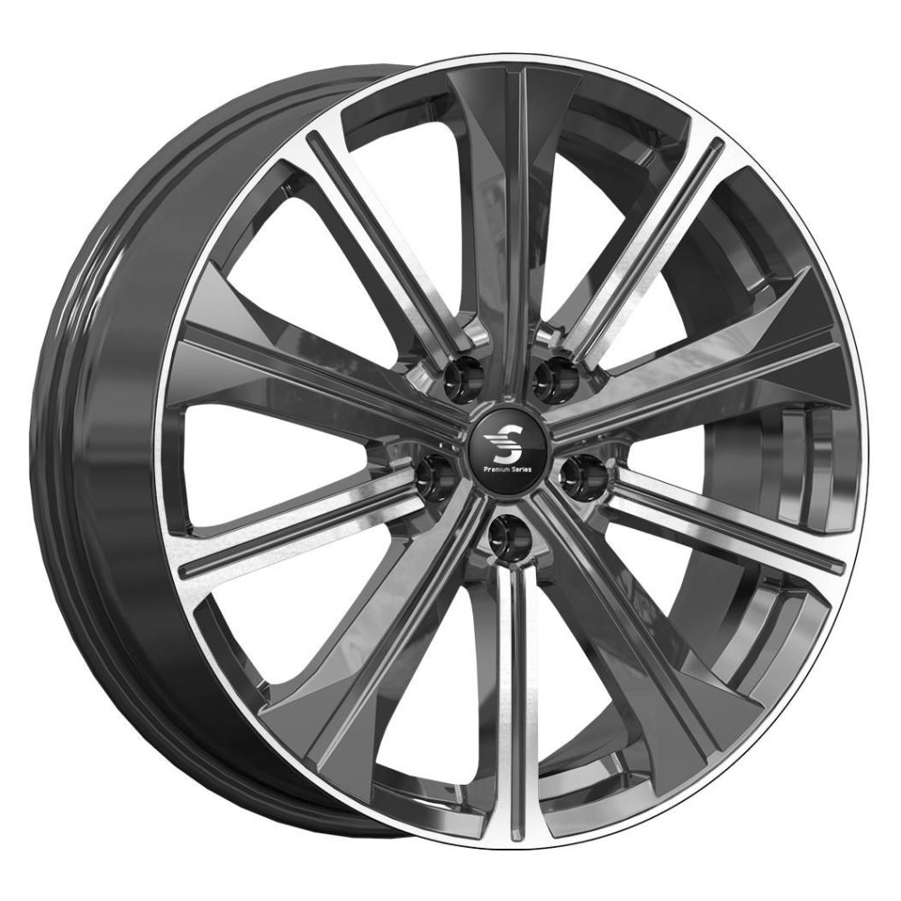 СКАД Premium КР013 Diamond gloss graphite <С> Fb 7x19 5x108 ET33 D60.1