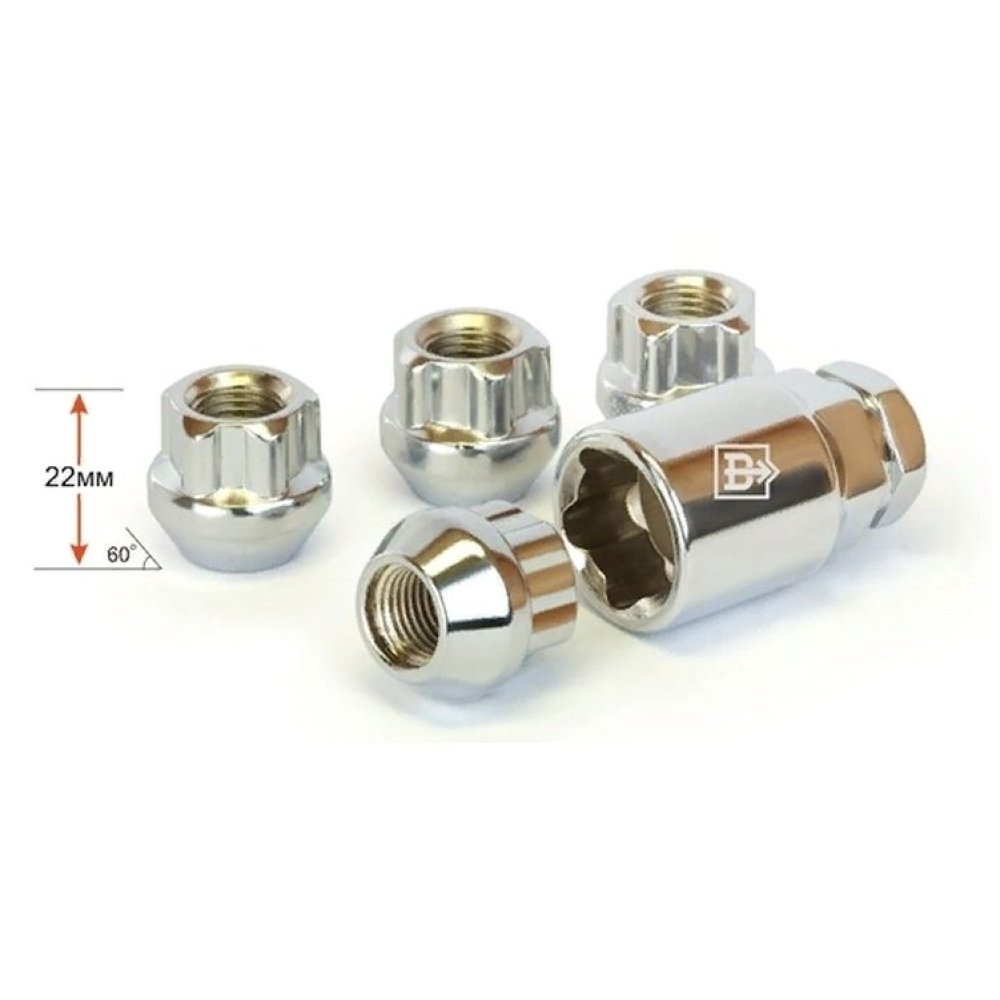 HWL НТ 504 гайка 17 12х1,25 L22 конус [НТ 504]