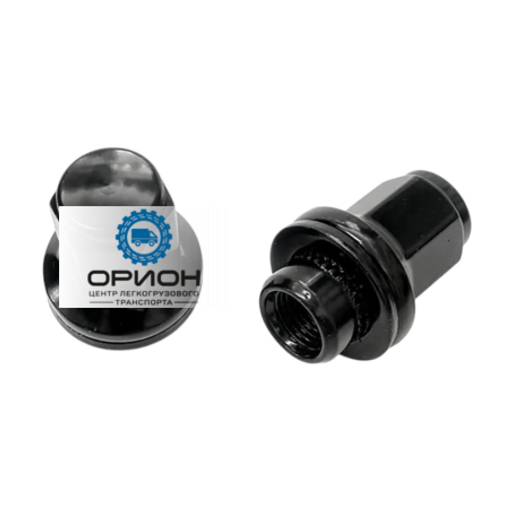 Гайка М14x1,5 (46) hex22 закрытая пш black, T001BL