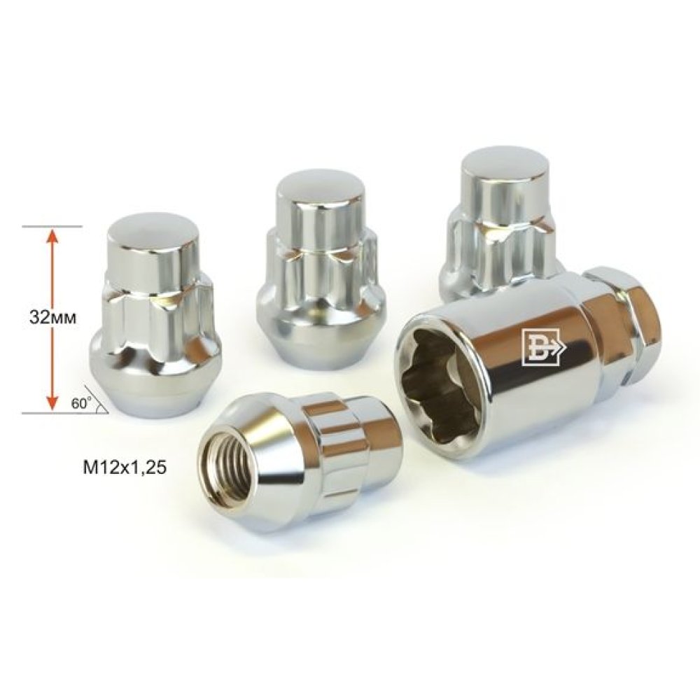 Вектор гайка 12х1,25 L32 конус, 1 ключ 19 [416444H1]